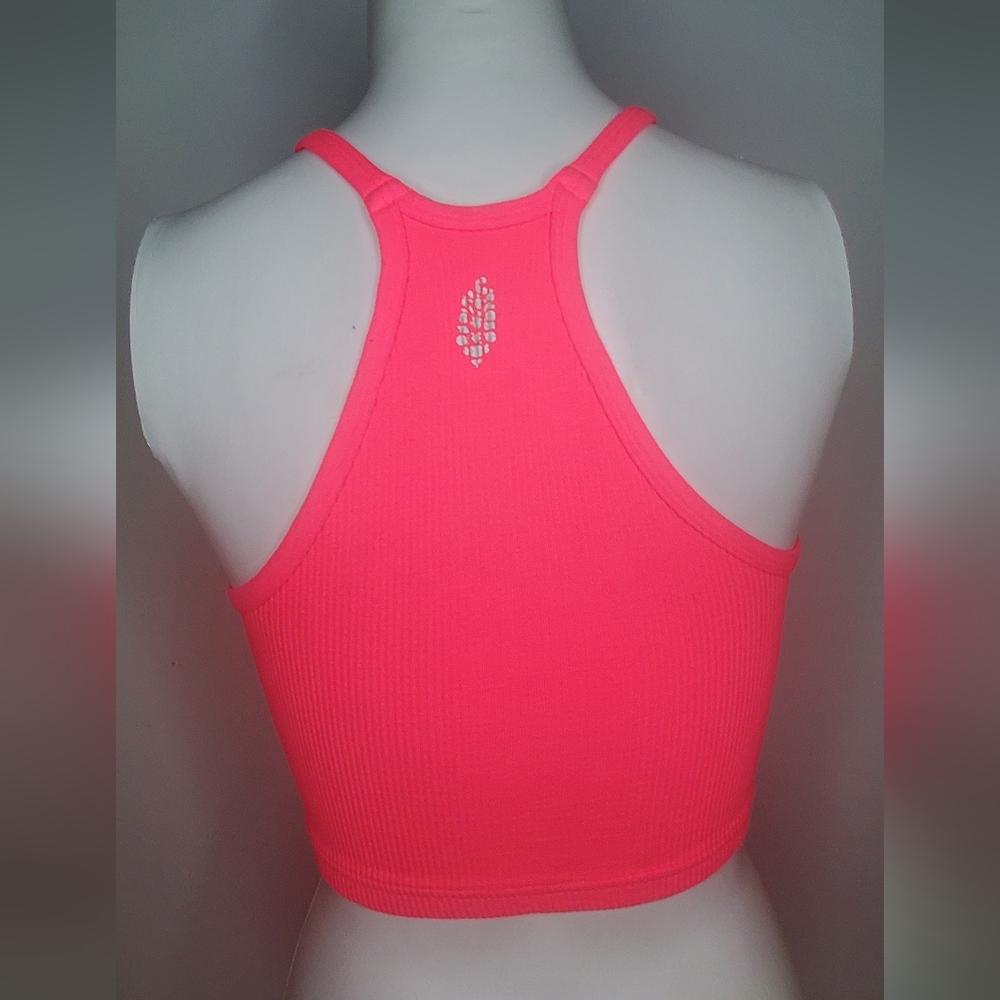 Free People Size XS/S FP Movement -Neon Pink Crop Top